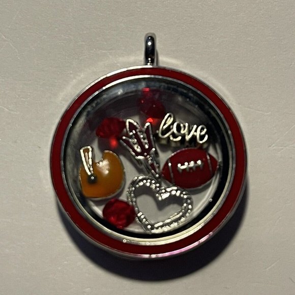 Arizona State Sun Devils NCAA Memory Charm Locket w/ 22 IN chain NEW - Picture 2 of 4